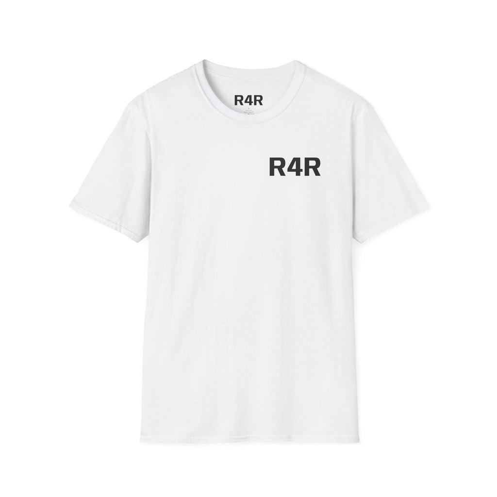 R4R Minimal Logo T-Shirt — Classic Chest Print Casual Tee