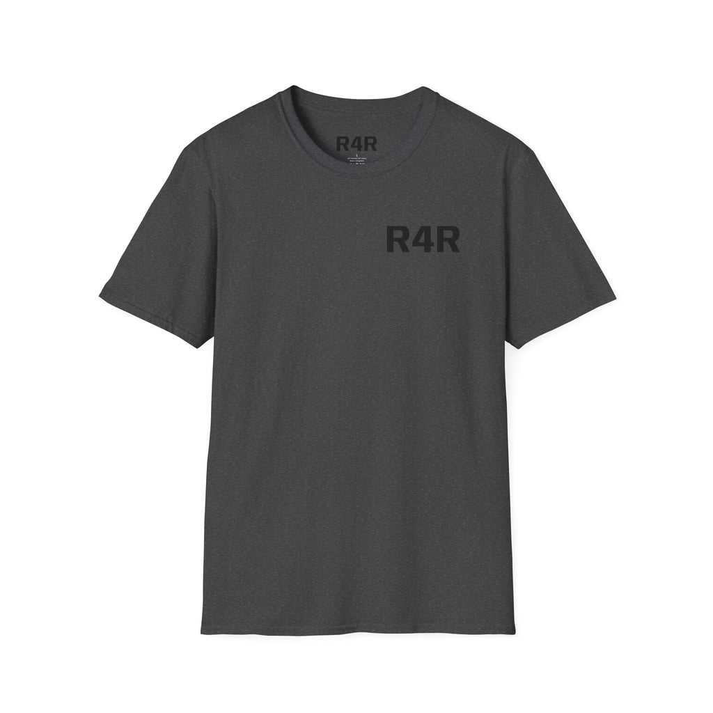 R4R Minimal Logo T-Shirt — Classic Chest Print Casual Tee