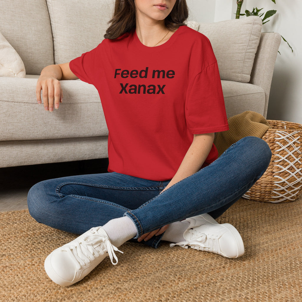Give Me a Xanax T-Shirt — Funny Anxiety Relief Quote Tee