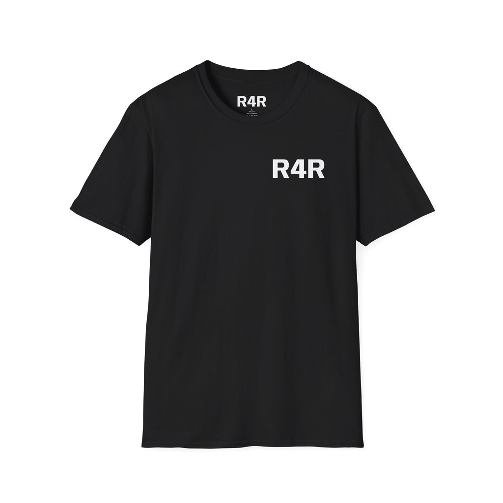 R4R Minimal Logo T-Shirt — Classic Chest Print Casual Tee
