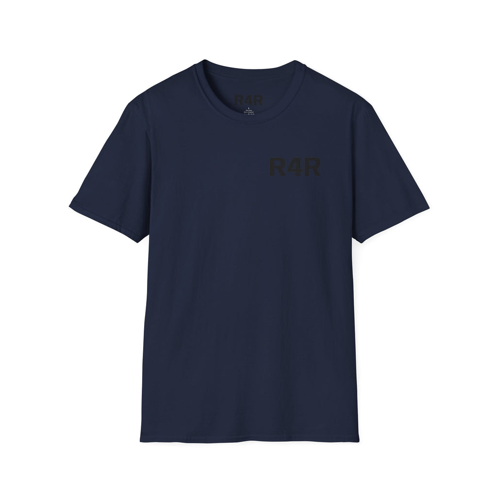 R4R Minimal Logo T-Shirt — Classic Chest Print Casual Tee