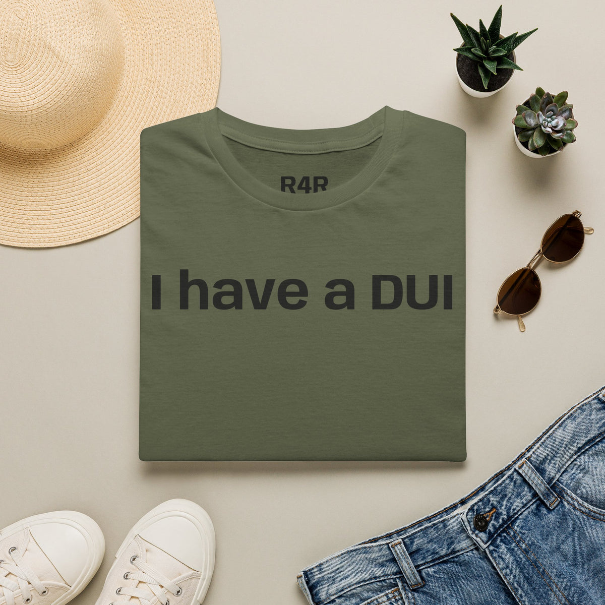 I Have a DUI T‑Shirt — Funny Honest Confession Tee