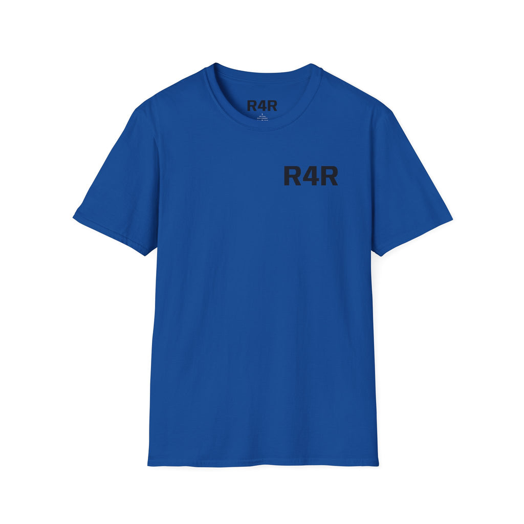 R4R Minimal Logo T-Shirt — Classic Chest Print Casual Tee