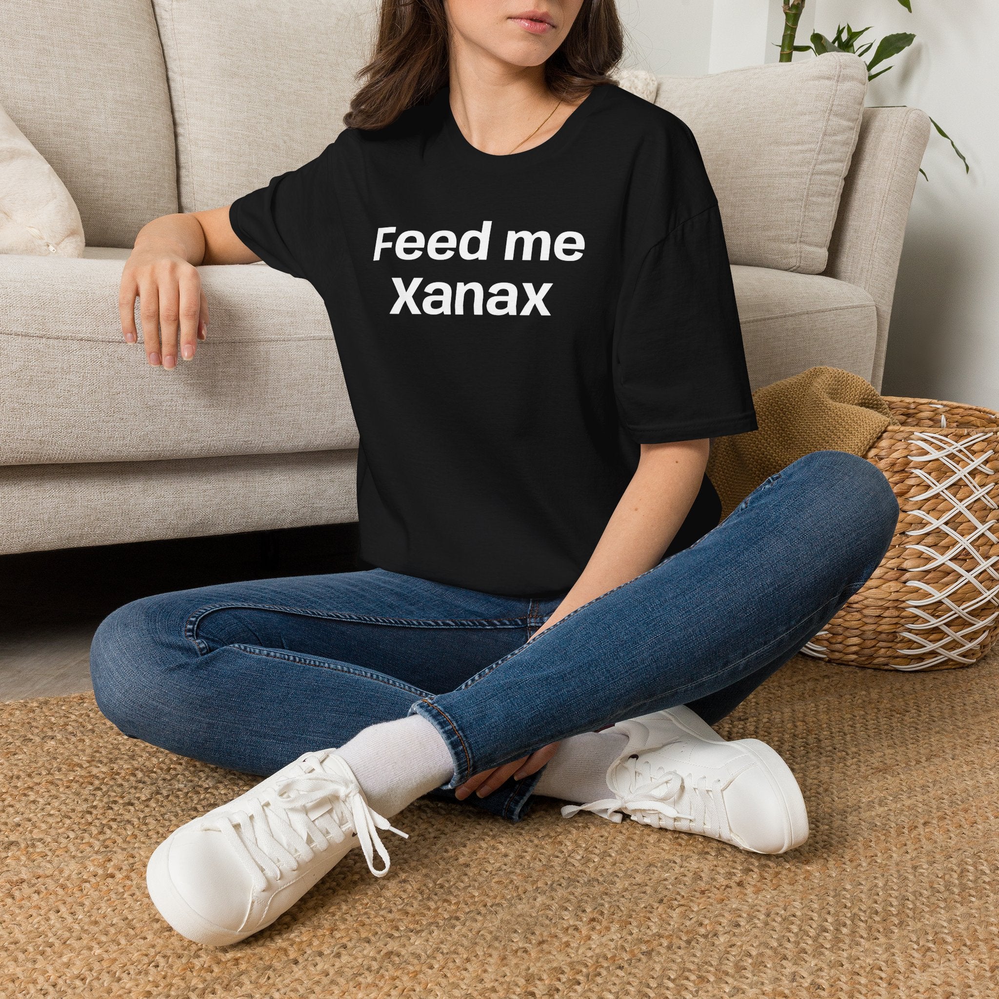 Give Me a Xanax T-Shirt — Funny Anxiety Relief Quote Tee