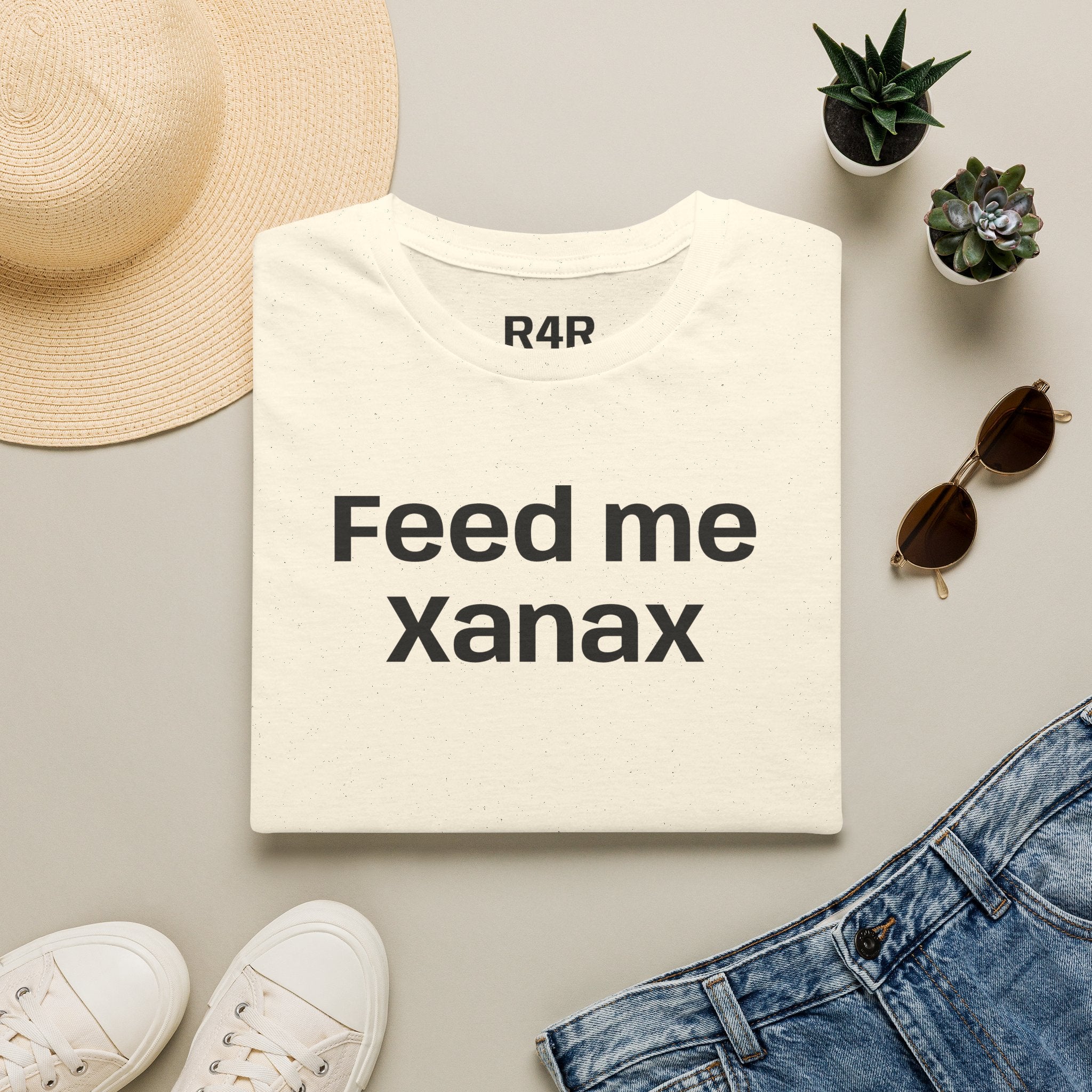 Give Me a Xanax T-Shirt — Funny Anxiety Relief Quote Tee