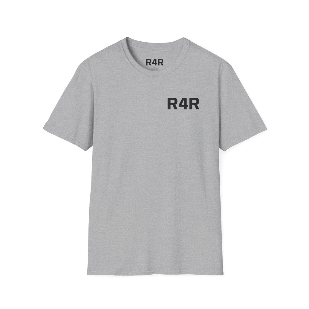 R4R Minimal Logo T-Shirt — Classic Chest Print Casual Tee