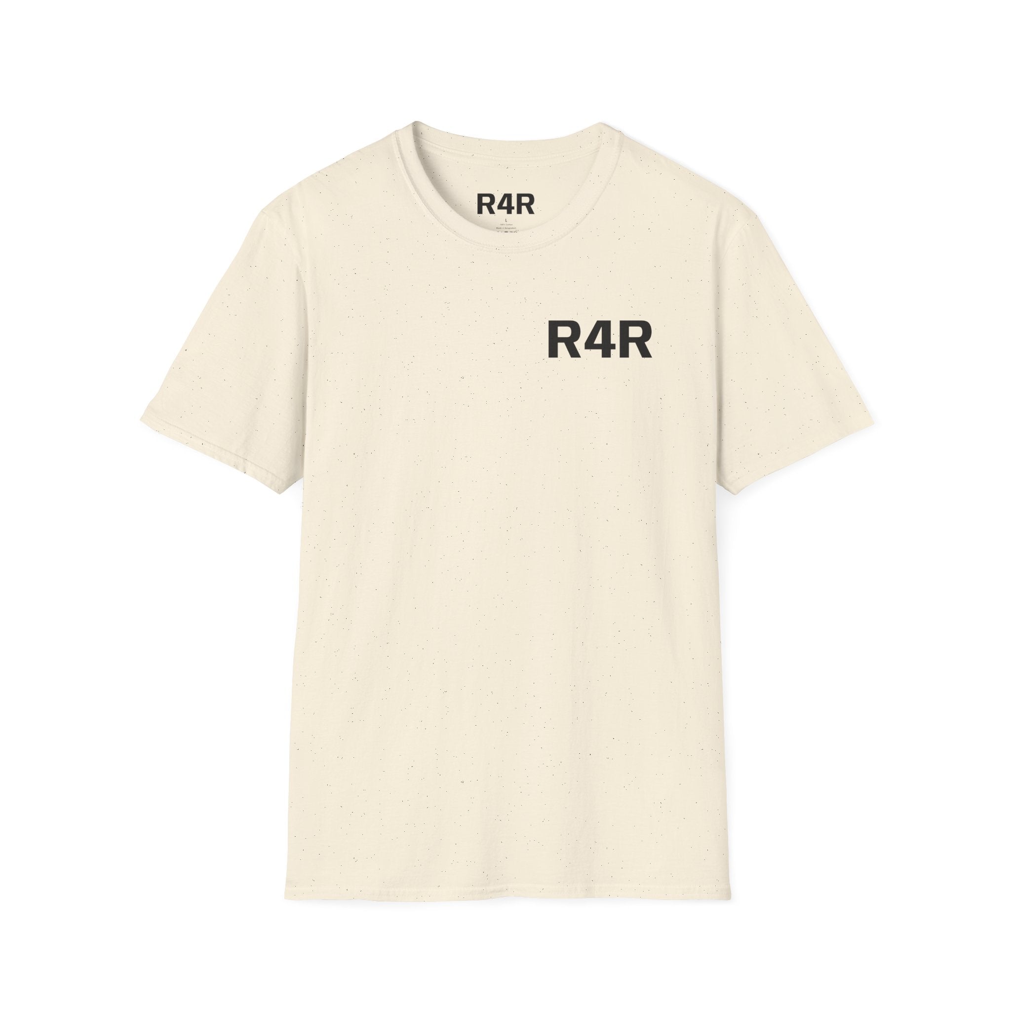 R4R Minimal Logo T-Shirt — Classic Chest Print Casual Tee
